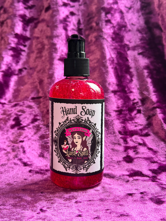 Lust spell 9oz hand soap