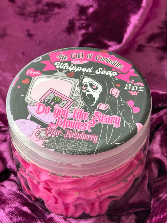 Do you like scary movies? 8oz whipped soap