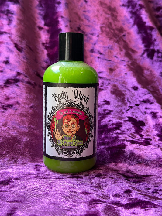 Night of the puppet show 9oz body wash