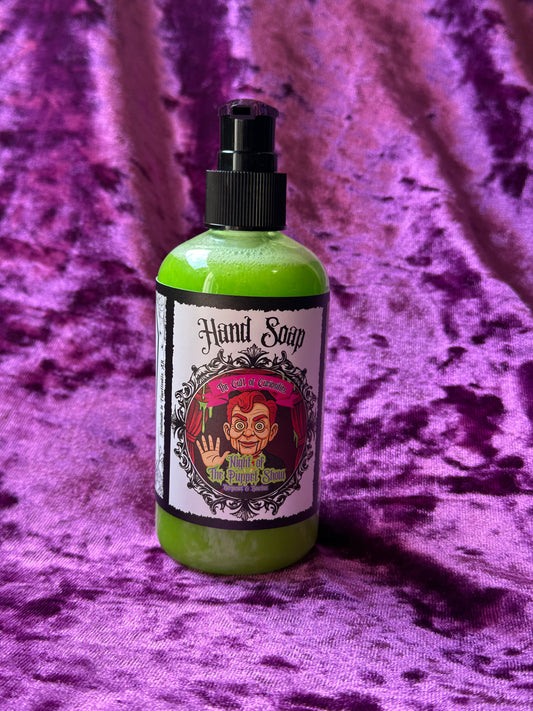 Night of the puppet show 9oz hand soap