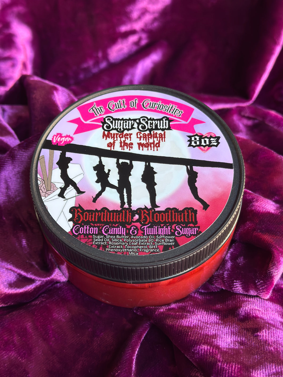Boardwalk bloodbath 8oz sugar scrub