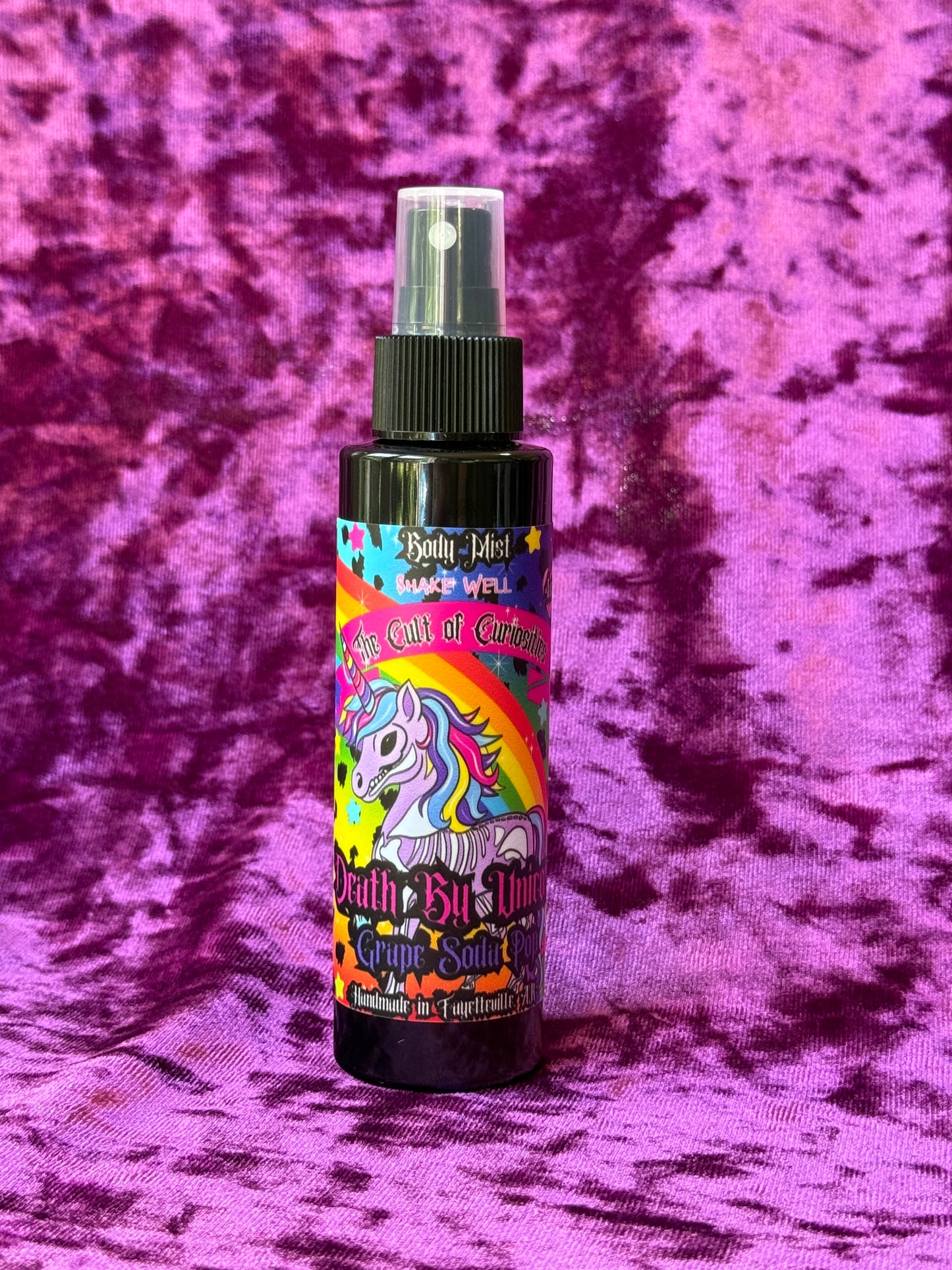 Death by unicorn 4oz body mist