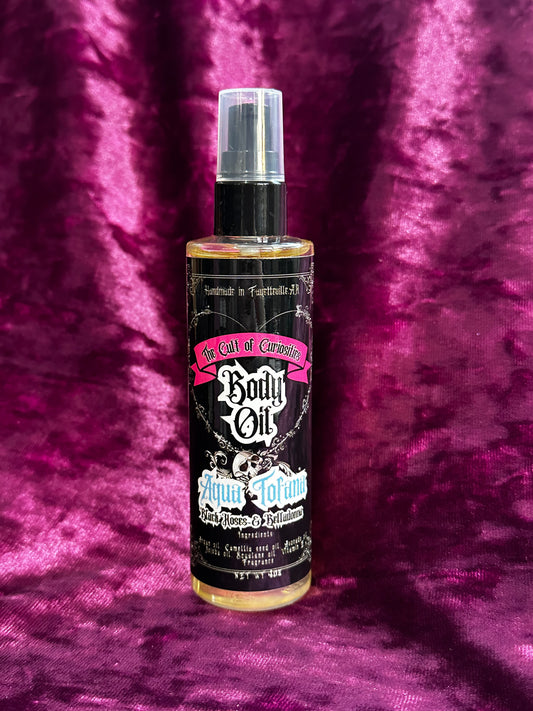 Aqua tofana 4oz mini body oil