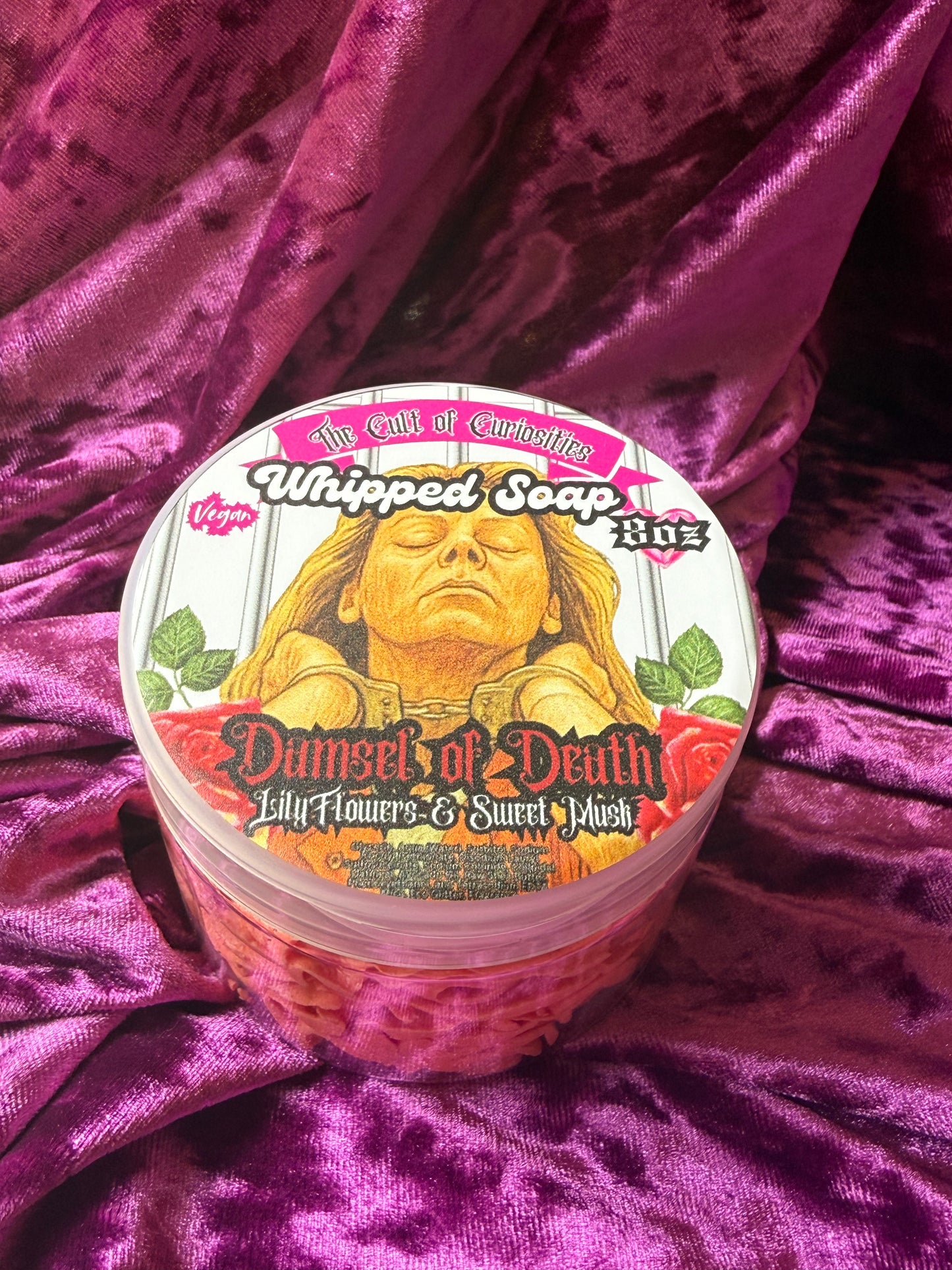 Damsel of Death 8oz whipped soap
