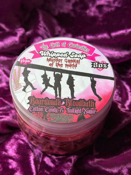 Boardwalk bloodbath 8oz whipped soap