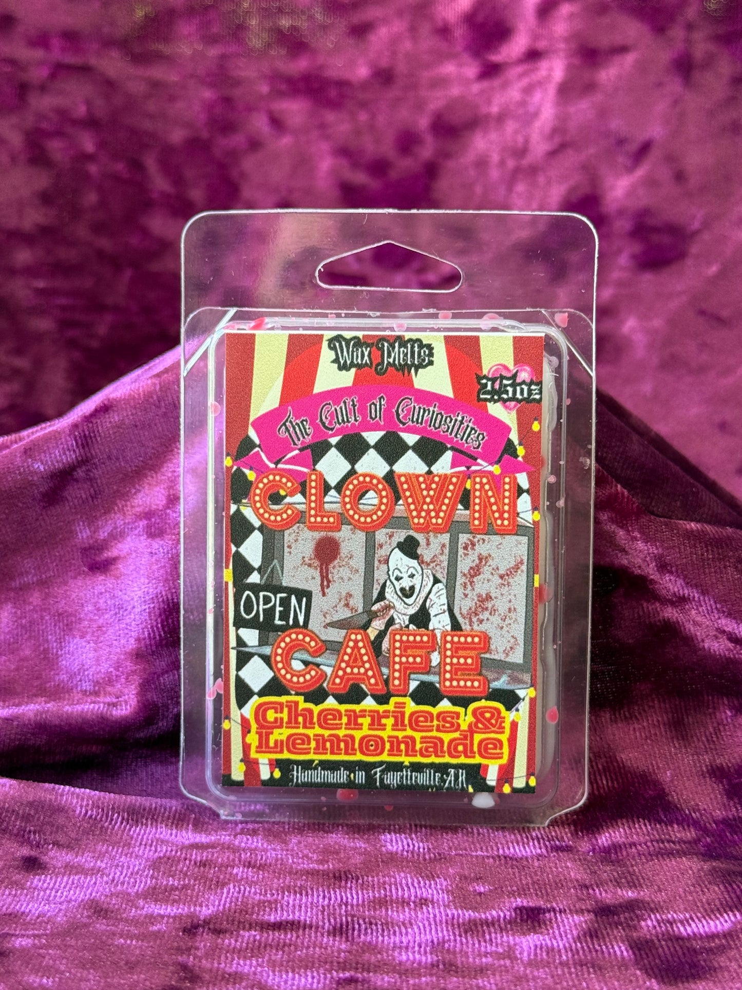 Clown cafe 2.5oz wax melts