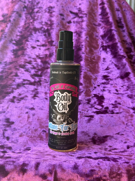 Buttons For eyes 8oz luxe body oil