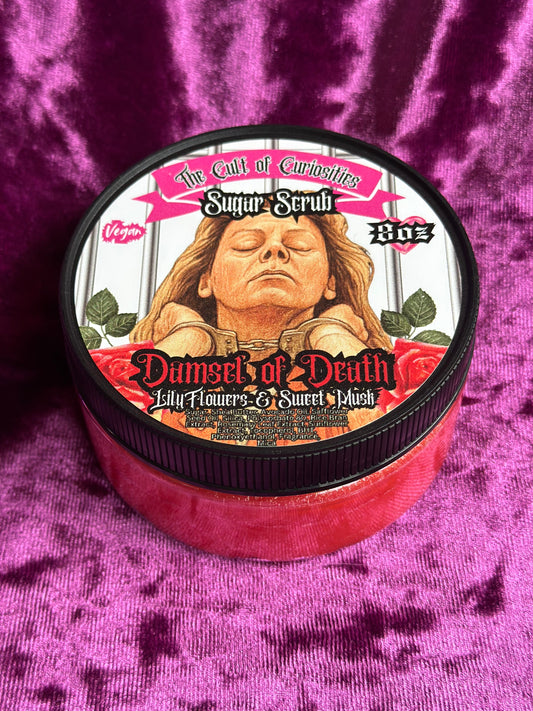 Damsel of death 8oz sugar scrub