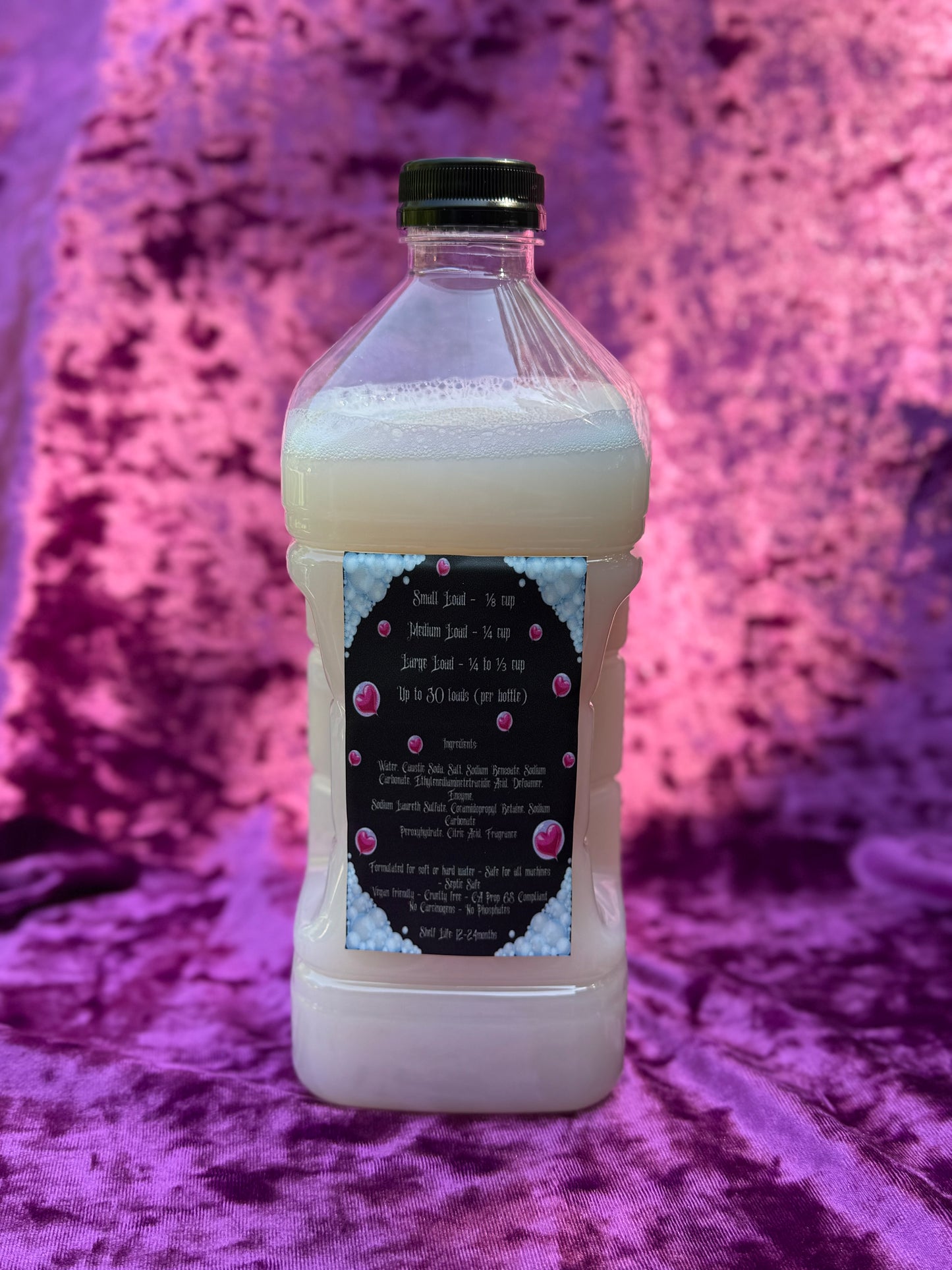 Bury me in bubbles 64 oz laundry detergent - diva type scented
