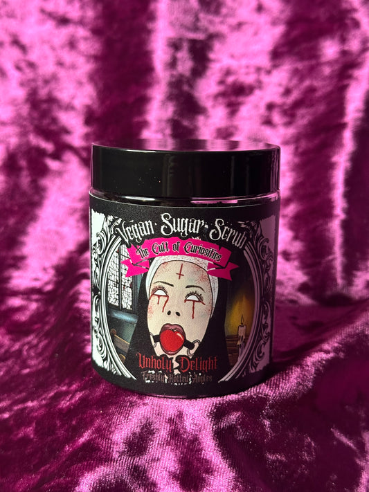 Unholy delight 8oz sugar scrub