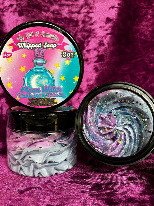 Moon water 8oz whipped soap