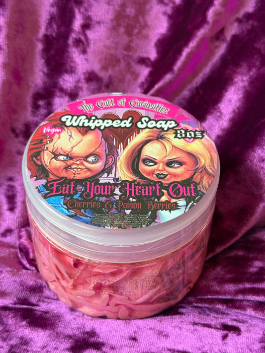 Eat your heart out 8oz whipped soap