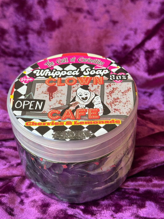 Clown cafe 8oz whipped soap