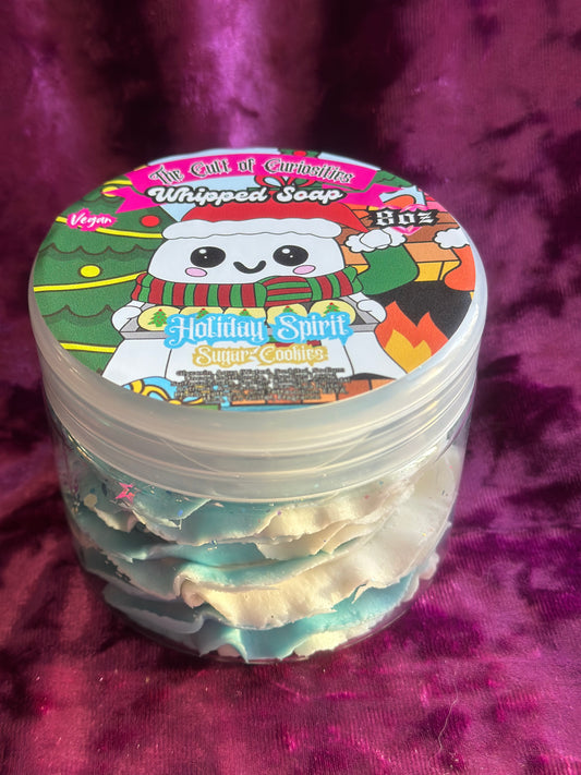 Holiday spirit 8oz whipped soap