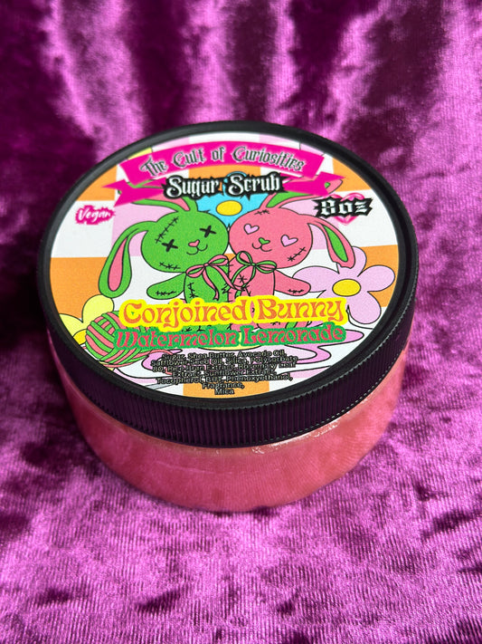 Conjoined bunny 8oz sugar scrub