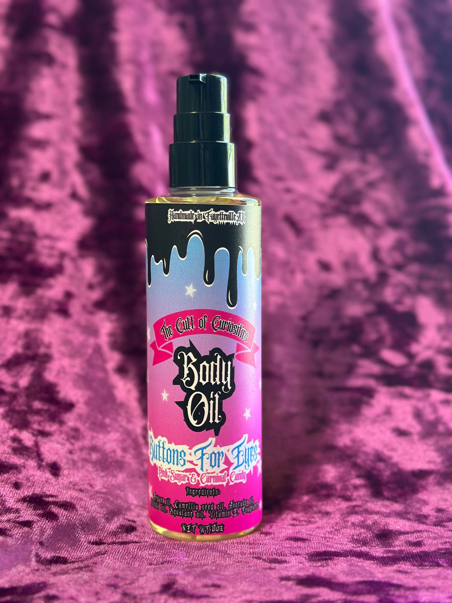 Buttons For eyes 8oz luxe body oil