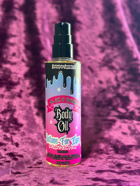 Buttons For eyes 8oz luxe body oil