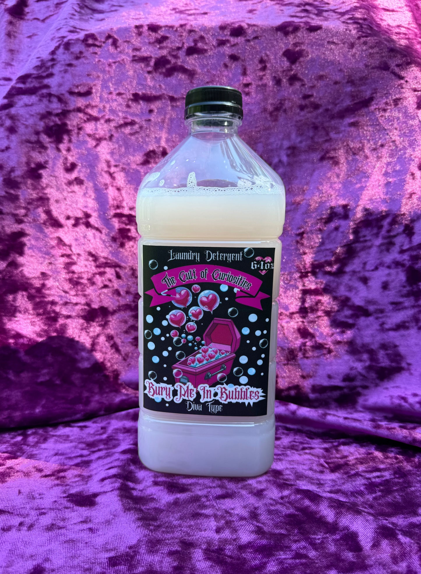 Bury me in bubbles 64 oz laundry detergent - diva type scented